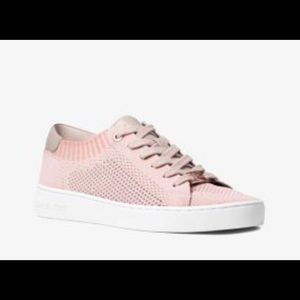 Micheal Kors skyler knit sneakers dusty rose